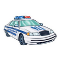 Police Car Temporary Tattoo